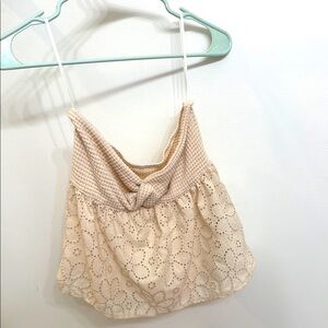SHEIN Beige Lace Cami Top